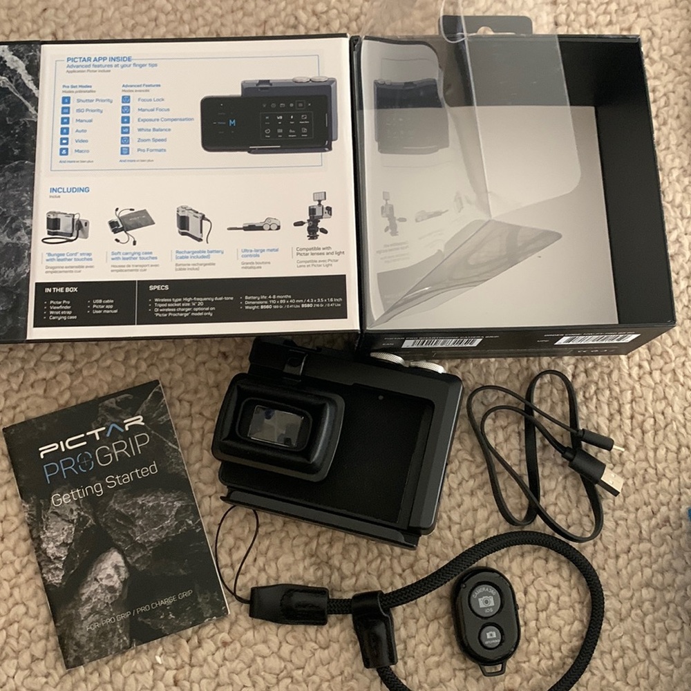 Pictar pro grip progrip DSLR your phone